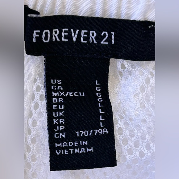 Forever 21 Girl Crew Track Pants Elastic Waist/Cuffs‎ Tie Waist Size Large - Picture 5 of 9